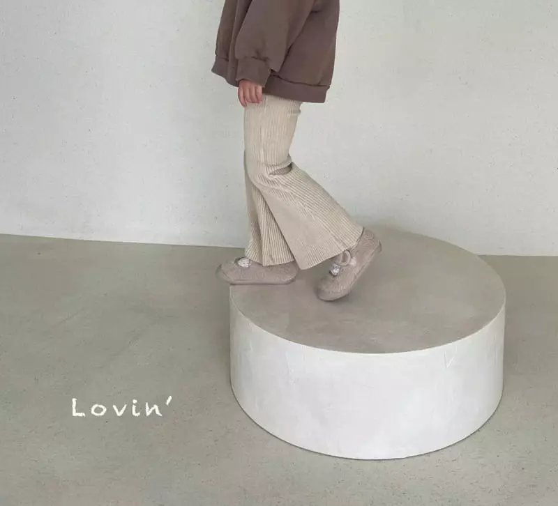 Lovin - Korean Children Fashion - #kidsstore - Veloure Pants - 10
