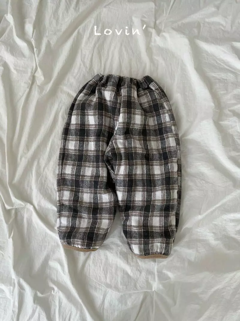 Lovin - Korean Children Fashion - #kidzfashiontrend - Everyday check Pants - 6