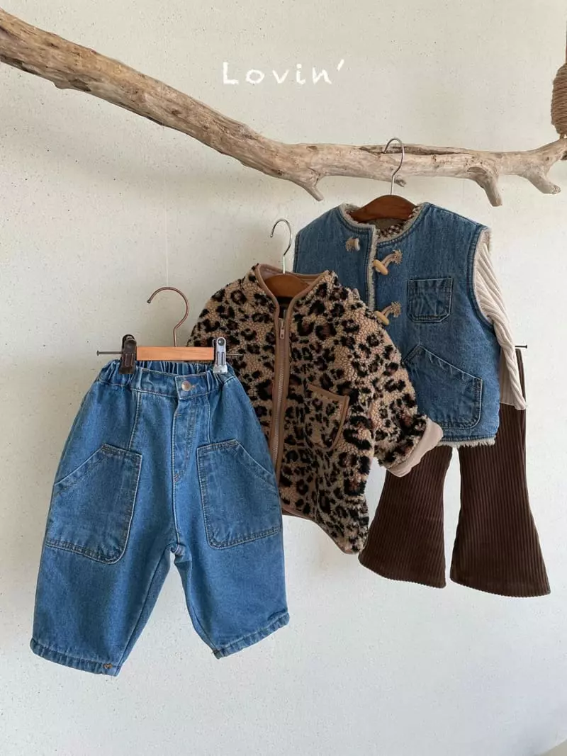 Lovin - Korean Children Fashion - #magicofchildhood - Denim Dumble Vest - 3