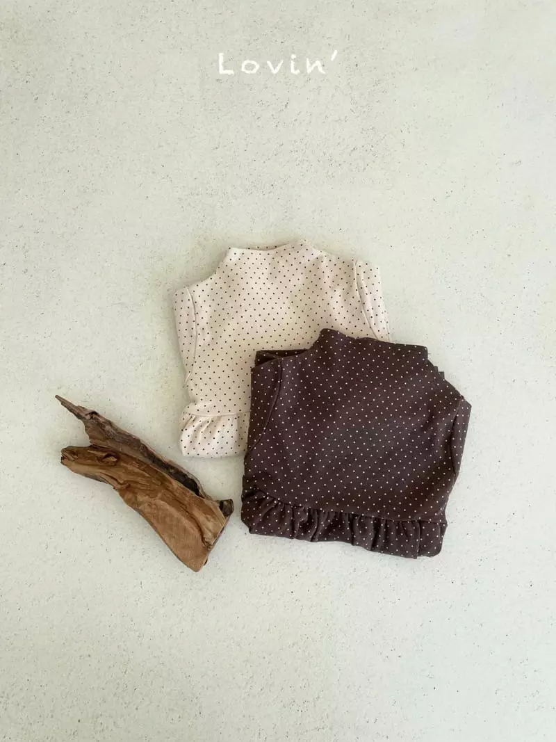 Lovin - Korean Children Fashion - #magicofchildhood - Small Dot One-piece - 12