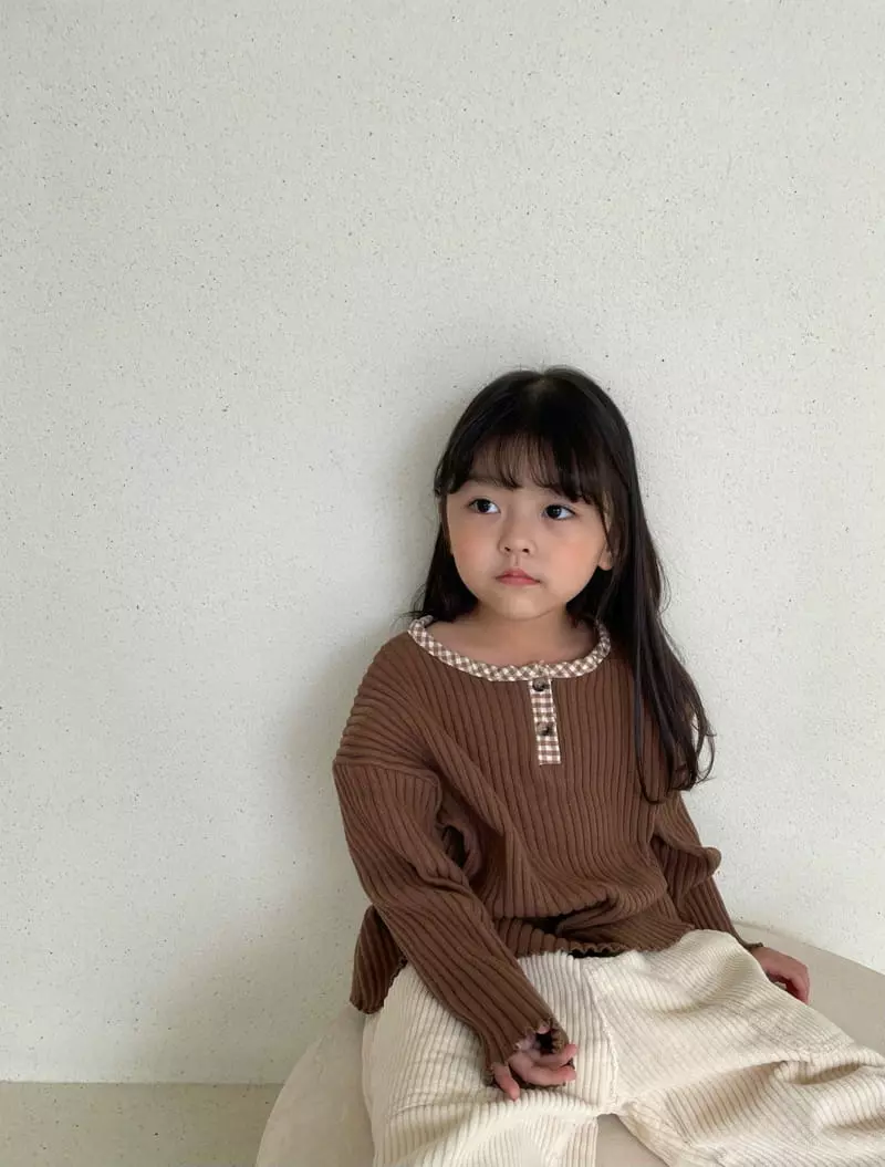 Lovin - Korean Children Fashion - #magicofchildhood - Small Rib Tee - 7