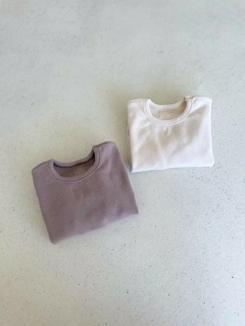 Lovin - Korean Children Fashion - #littlefashionista - Fleece Piping Tee - 4