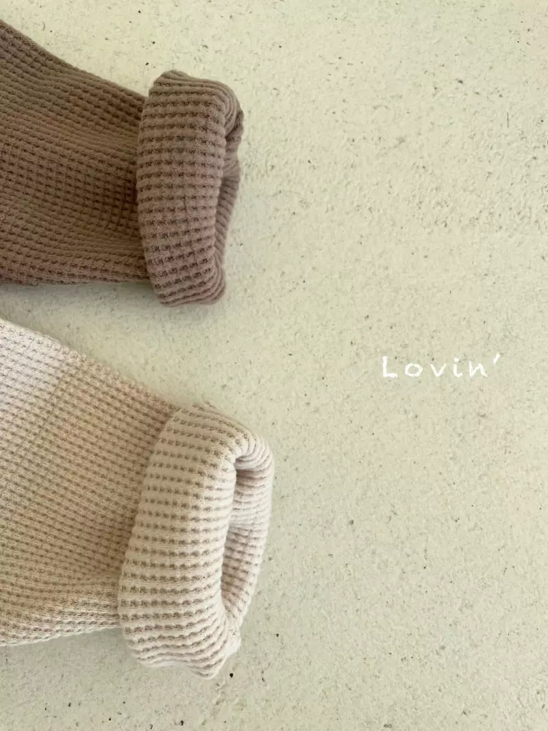 Lovin - Korean Children Fashion - #magicofchildhood - Waffle Turtleneck Tee - 3