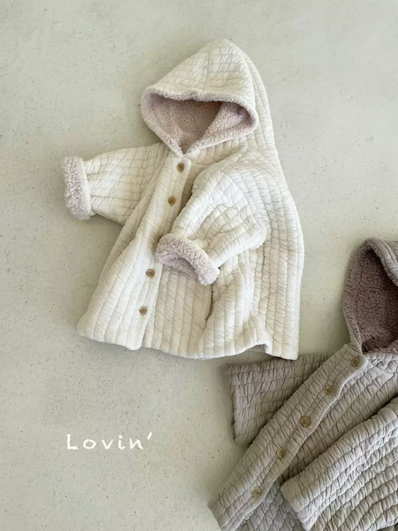Lovin - Korean Children Fashion - #minifashionista - Quilting Cardigan - 3