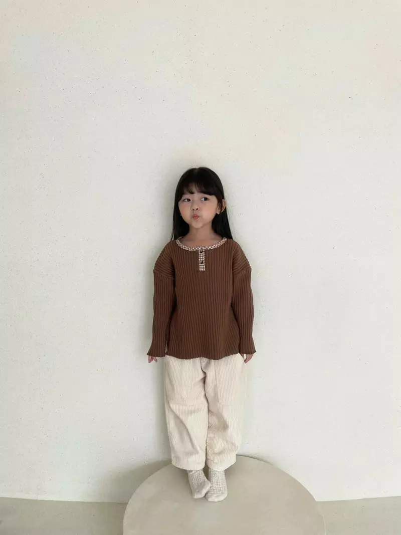Lovin - Korean Children Fashion - #minifashionista - Small Rib Tee - 8