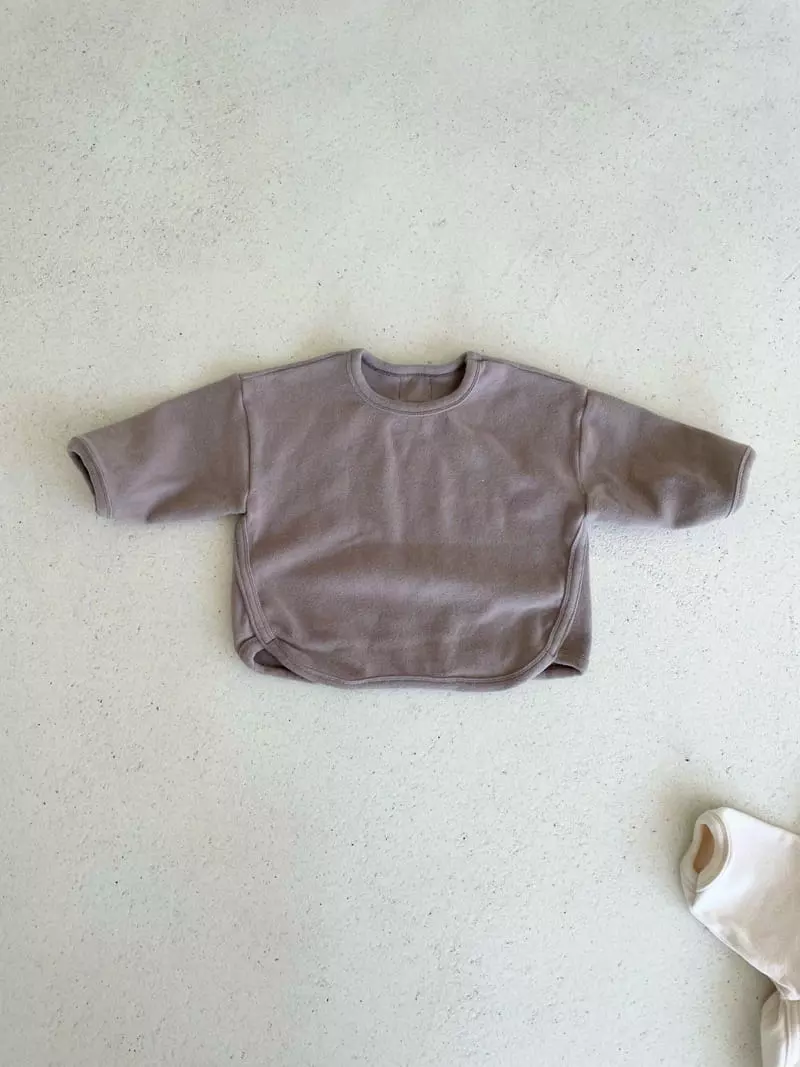 Lovin - Korean Children Fashion - #minifashionista - Fleece Piping Tee - 5