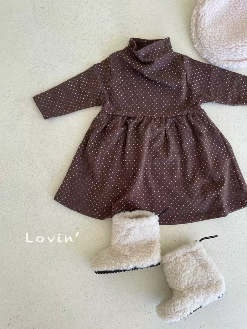 Lovin - Korean Children Fashion - #stylishchildhood - Small Dot One-piece