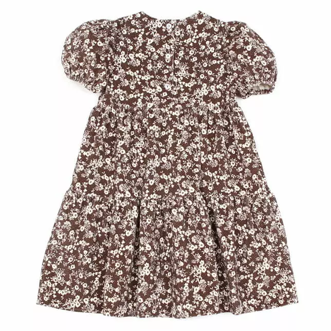 Lydia - Korean Children Fashion - #childofig - Veloure Flower One-piece - 5