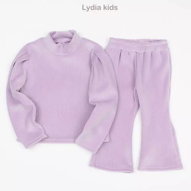 Lydia - Korean Children Fashion - #kidzfashiontrend - Puff Sleeve Set