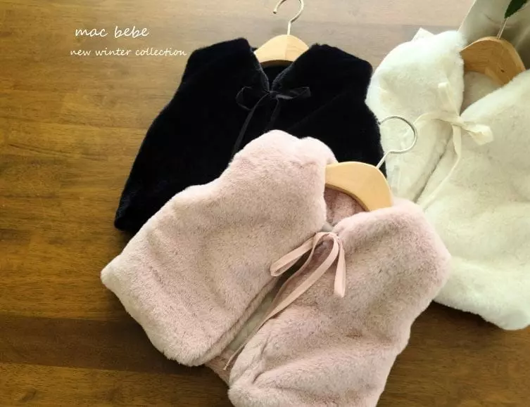 Mac - Korean Baby Fashion - #babyclothing - Bebe Mink Vest