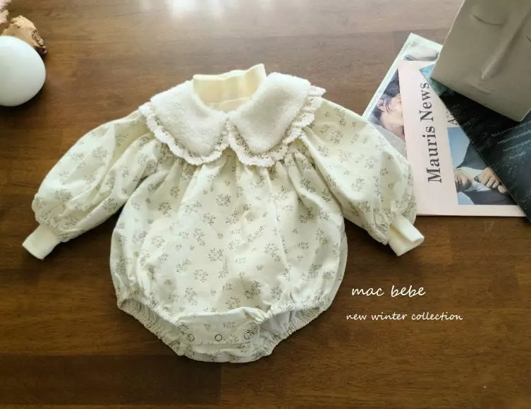 Mac - Korean Baby Fashion - #babyoninstagram - bogle Collar Bodysuit - 5