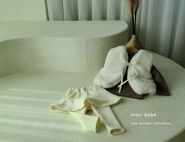 Mac - Korean Children Fashion - #childofig - Mink Skirt Leggings