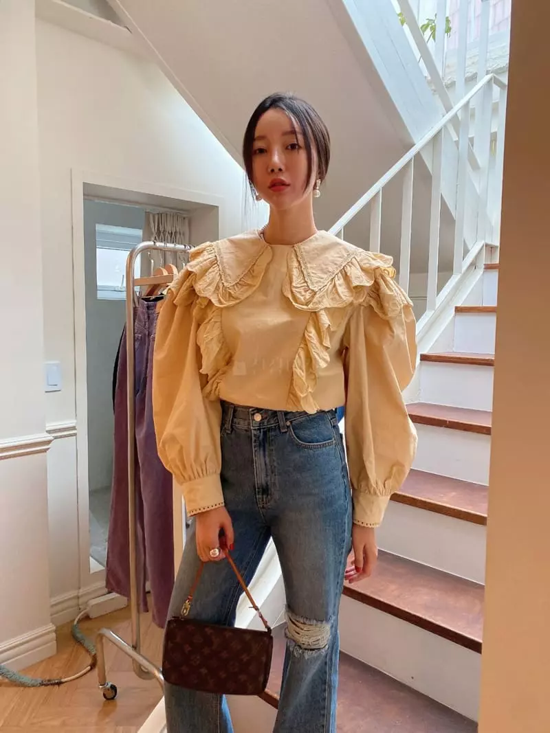 Made - Korean Women Fashion - #momslook - Tree Blouse - 12