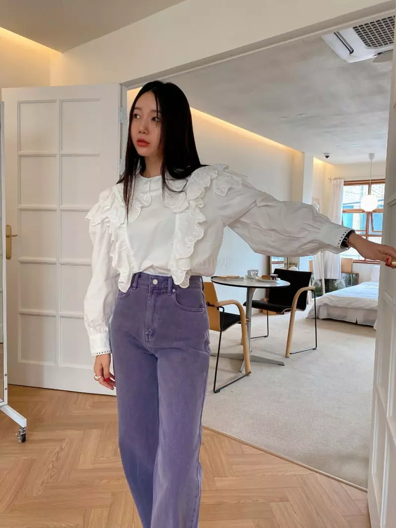 Made - Korean Women Fashion - #momslook - Tree Blouse - 2