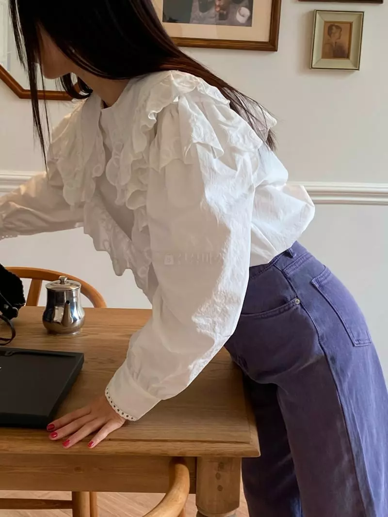 Made - Korean Women Fashion - #womensfashion - Tree Blouse - 4