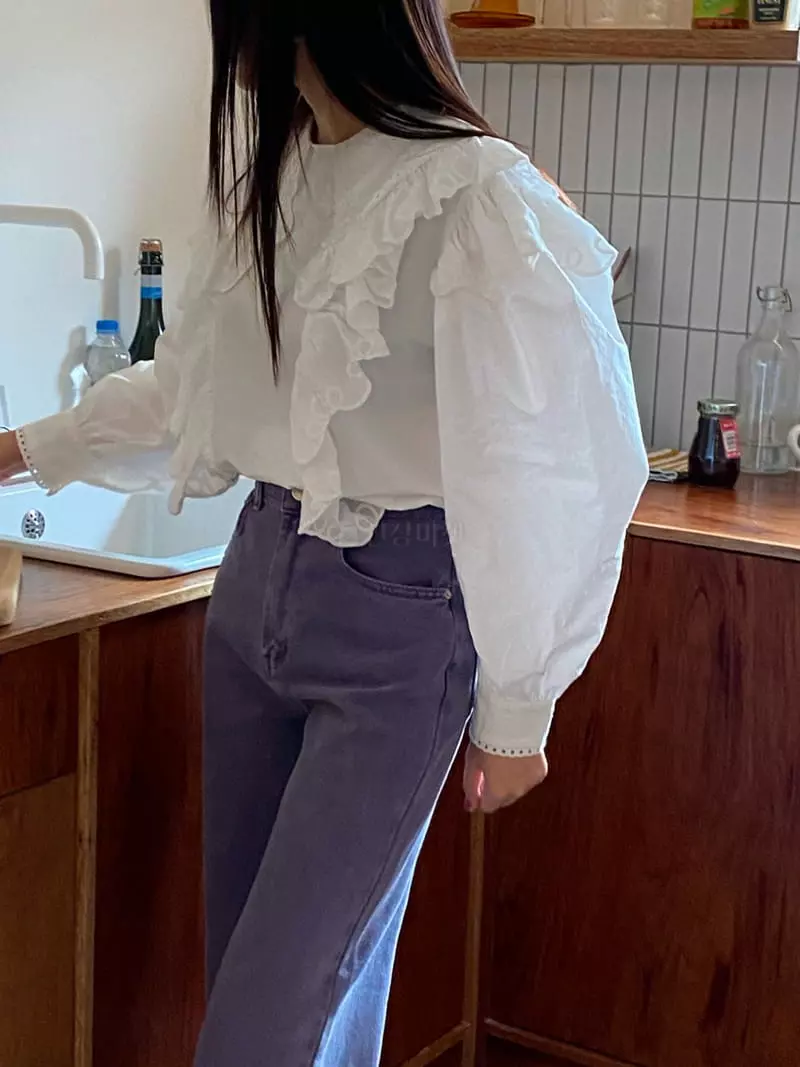 Made - Korean Women Fashion - #momslook - Tree Blouse - 6