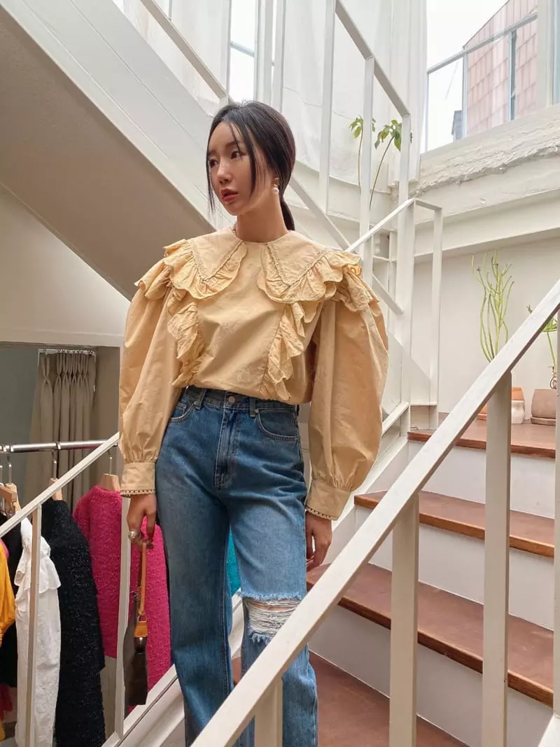 Made - Korean Women Fashion - #momslook - Tree Blouse - 8