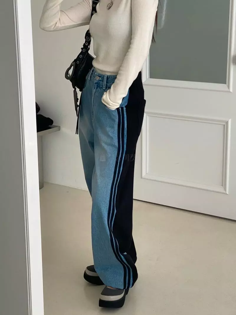 Made - Korean Women Fashion - #momslook - Terry Jeans - 6