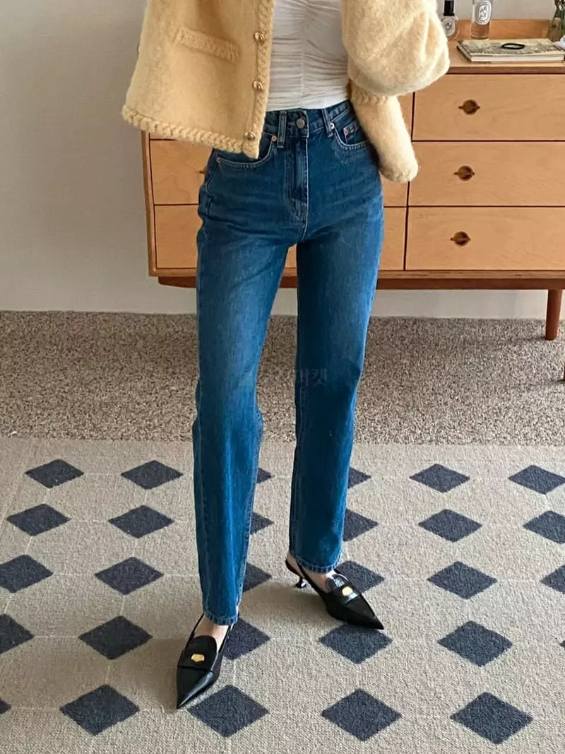 Made - Korean Women Fashion - #momslook - Stove Jeans - 3