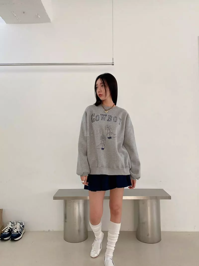 Made - Korean Women Fashion - #momslook - Boy Sweatshirt - 11