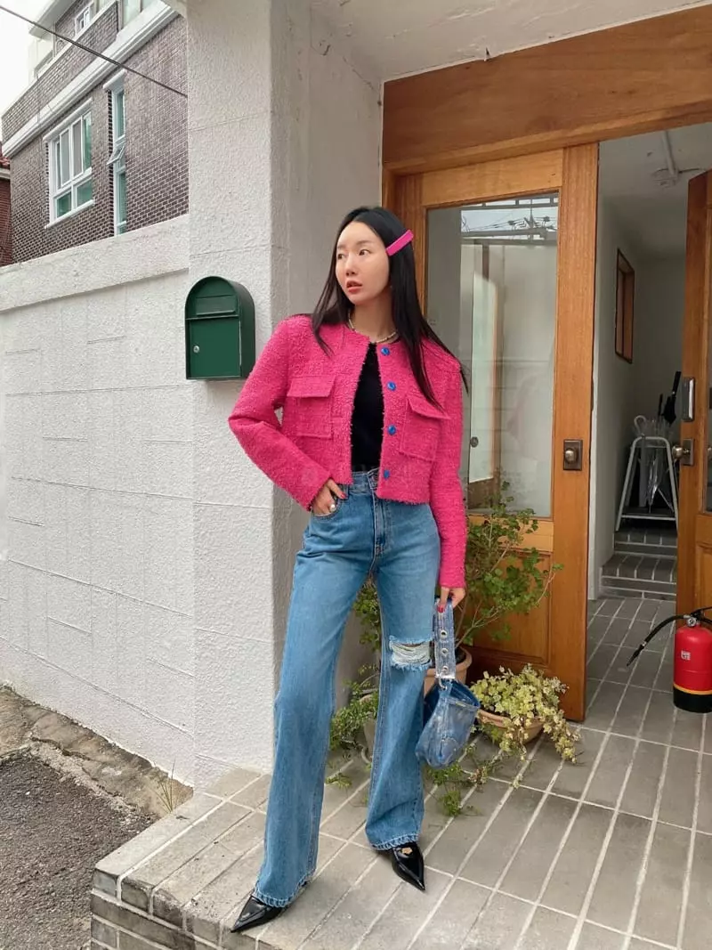 Made - Korean Women Fashion - #momslook - Barbie Jacket - 5