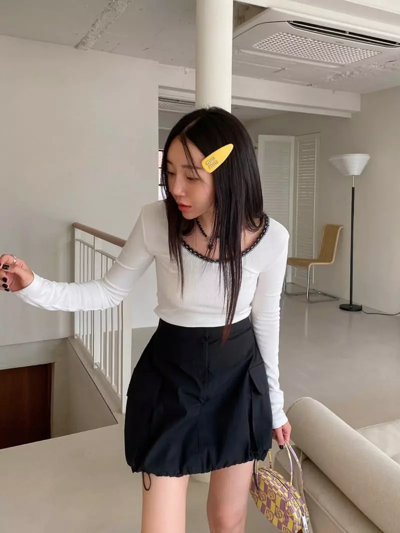 Made - Korean Women Fashion - #momslook - Lable Tee