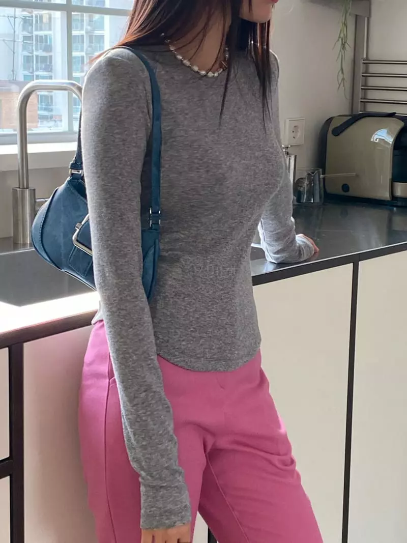 Made - Korean Women Fashion - #restrostyle - Wools Tee - 5