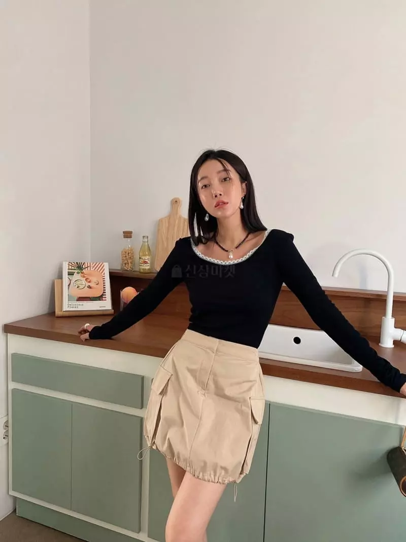 Made - Korean Women Fashion - #romanticstyle - Lable Tee - 7