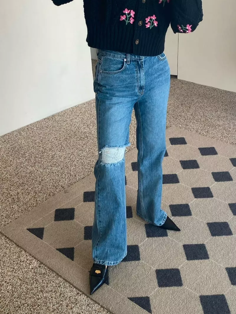 Made - Korean Women Fashion - #romanticstyle - Number Slim Pants - 2