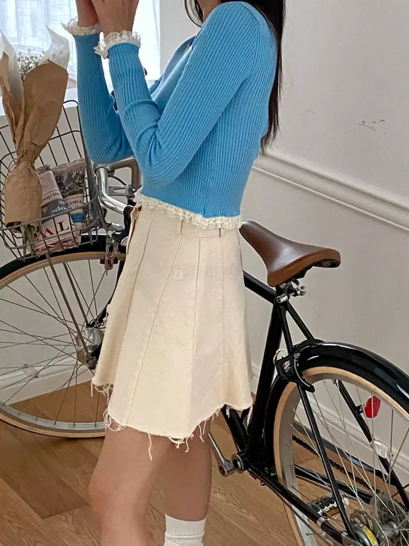Made - Korean Women Fashion - #shopsmall - Wash Skirt - 8