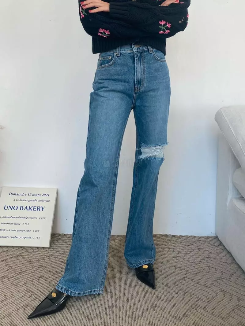 Made - Korean Women Fashion - #shopsmall - Number Slim Pants - 3