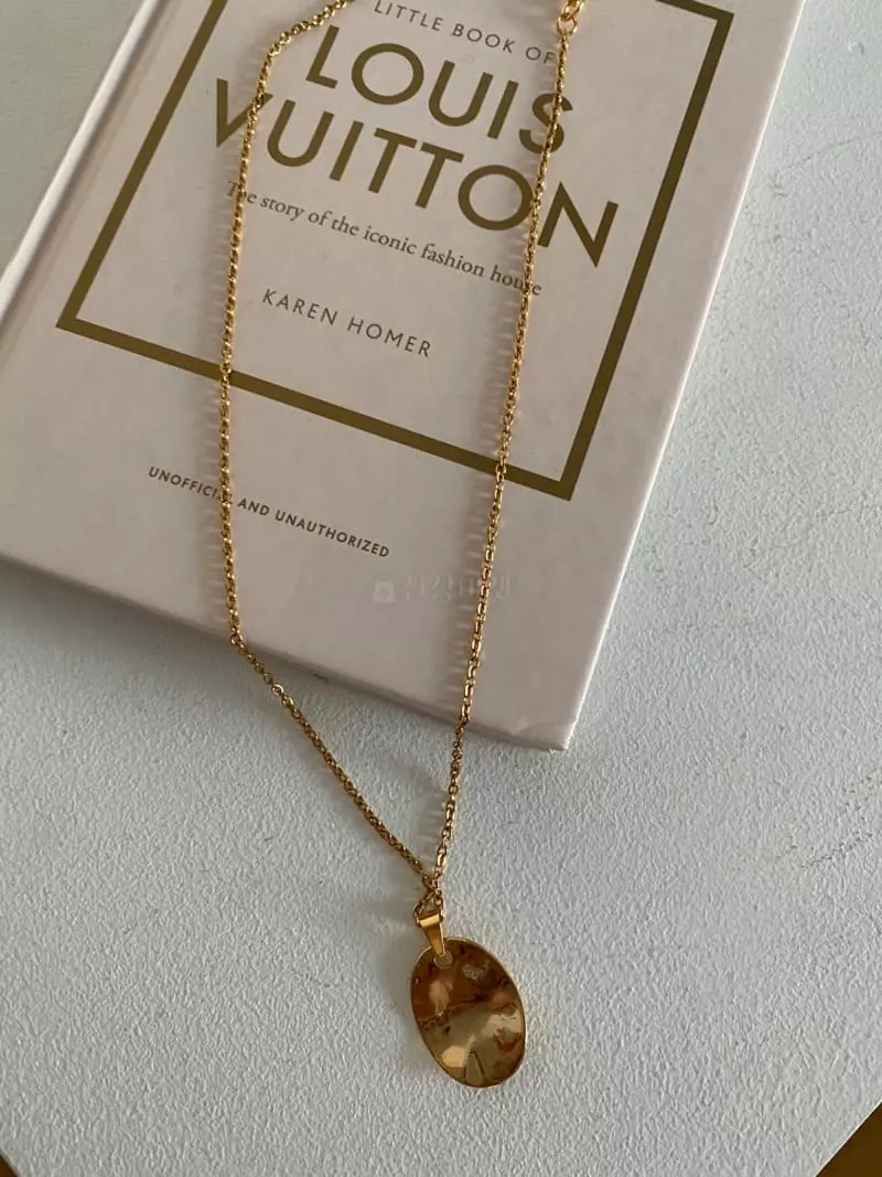 Made - Korean Women Fashion - #shopsmall - Gold Mirror Necklace