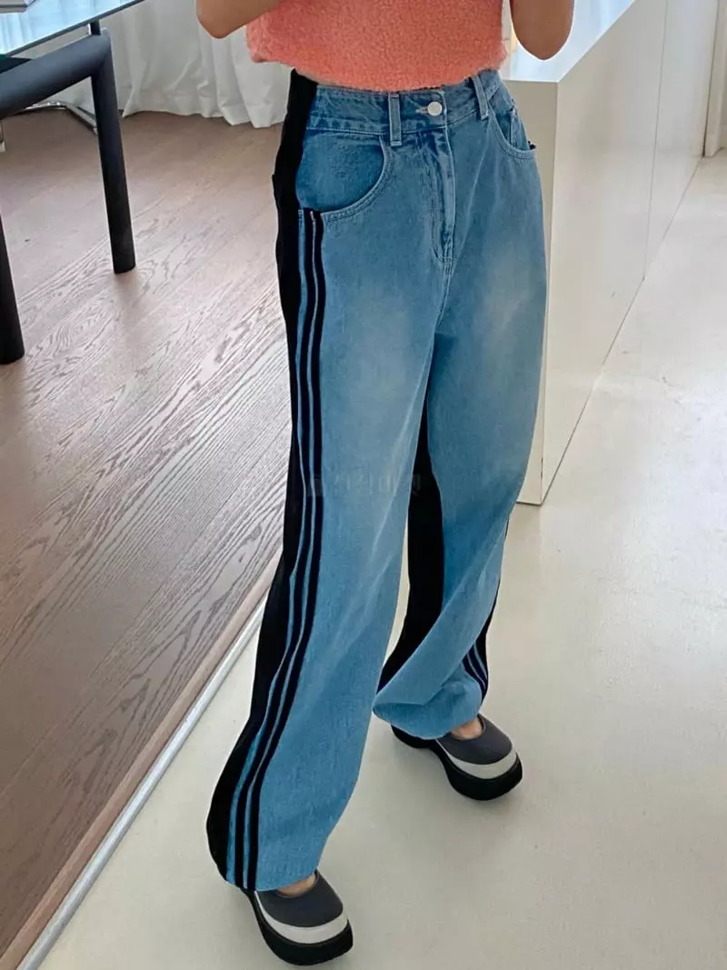 Made - Korean Women Fashion - #vintageinspired - Terry Jeans - 12