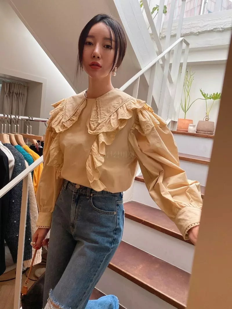 Made - Korean Women Fashion - #womensfashion - Tree Blouse - 11