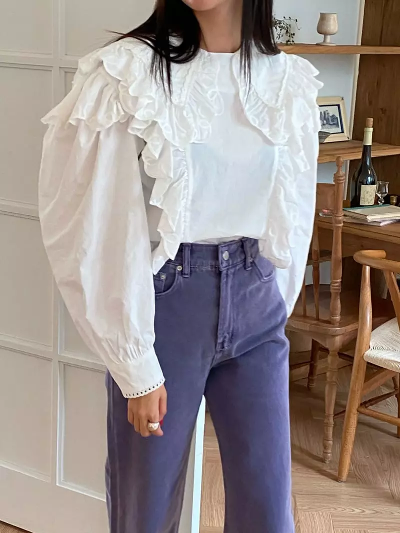 Made - Korean Women Fashion - #womensfashion - Tree Blouse - 5