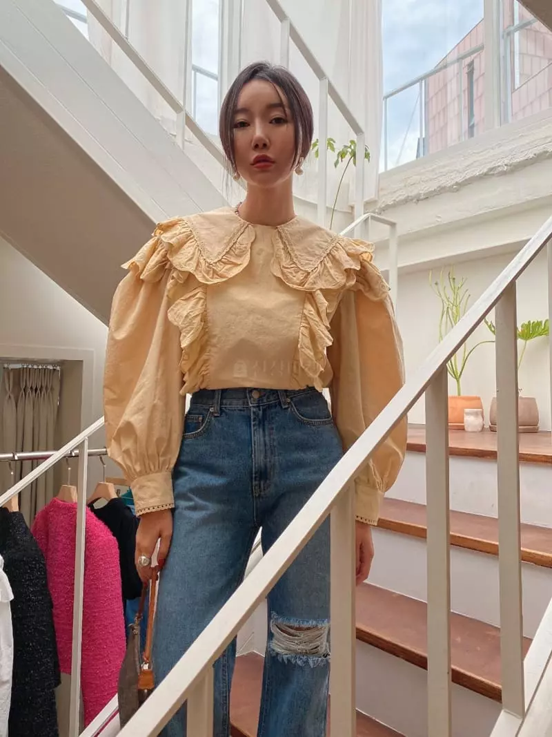 Made - Korean Women Fashion - #womensfashion - Tree Blouse - 9