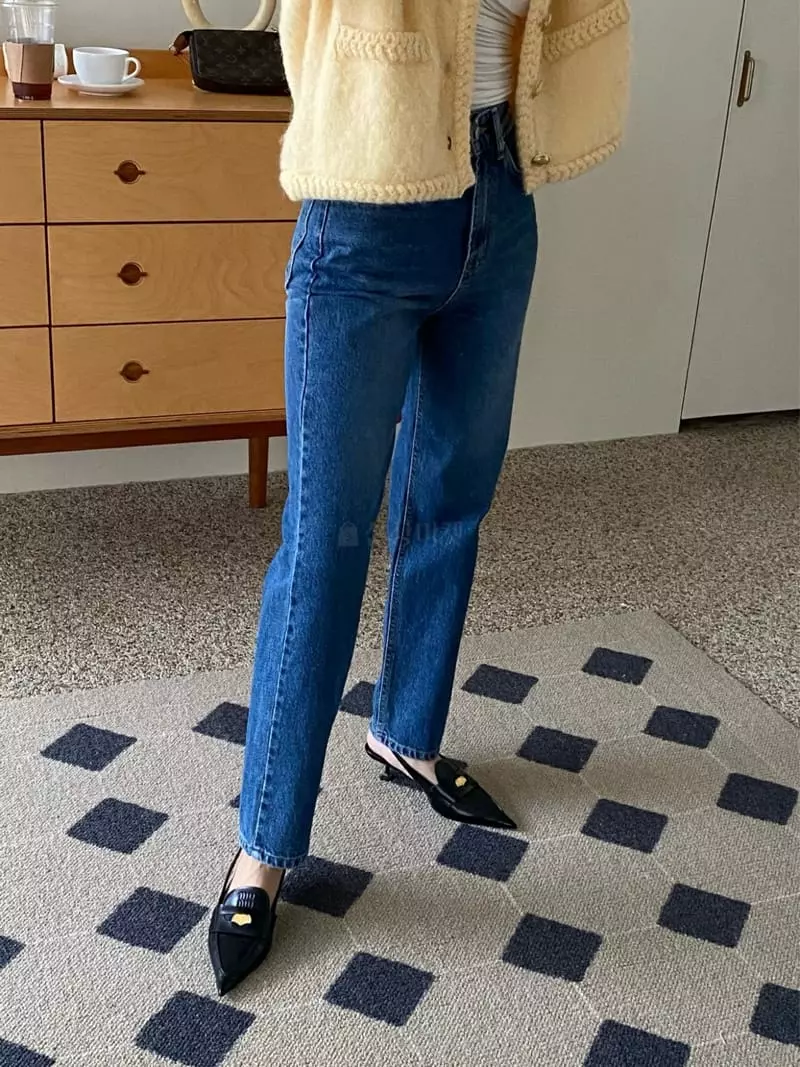 Made - Korean Women Fashion - #womensfashion - Stove Jeans - 10
