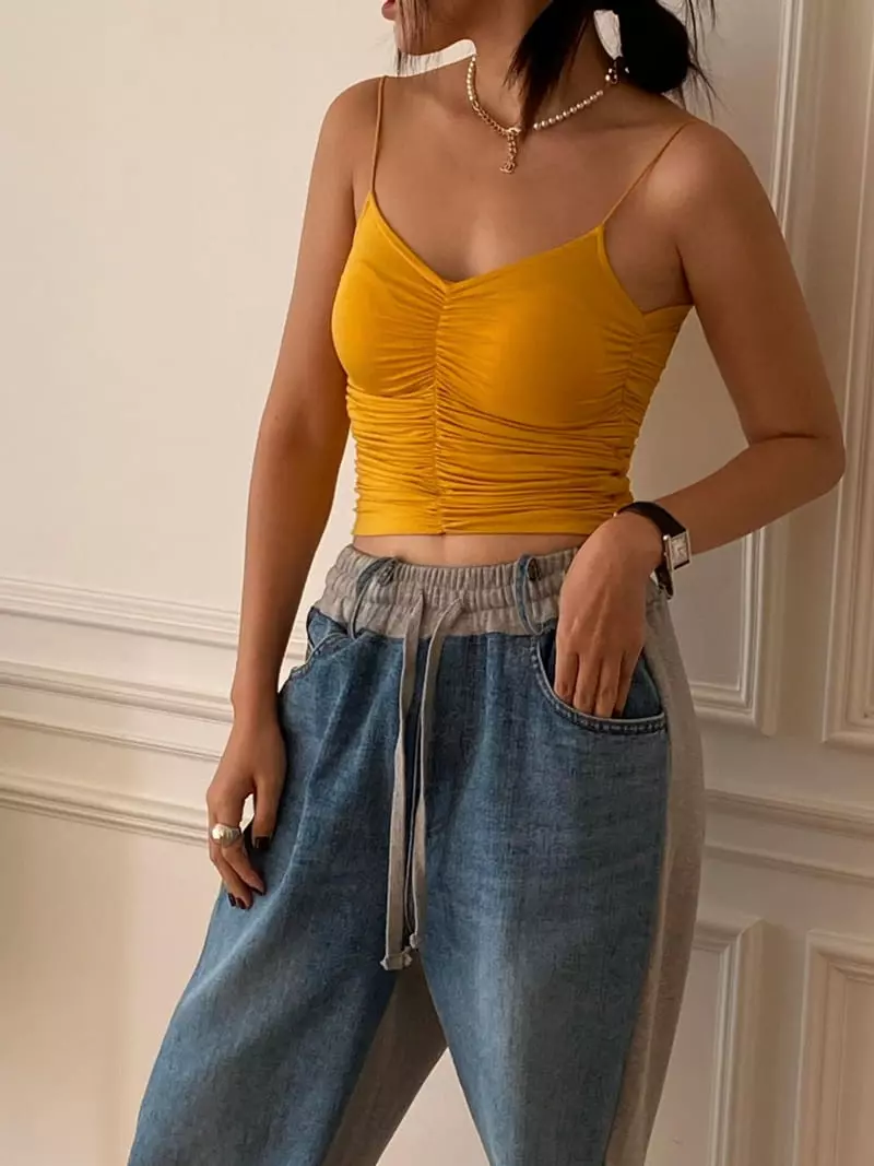 Made - Korean Women Fashion - #momslook - Shawl Bra Sleeveless - 4