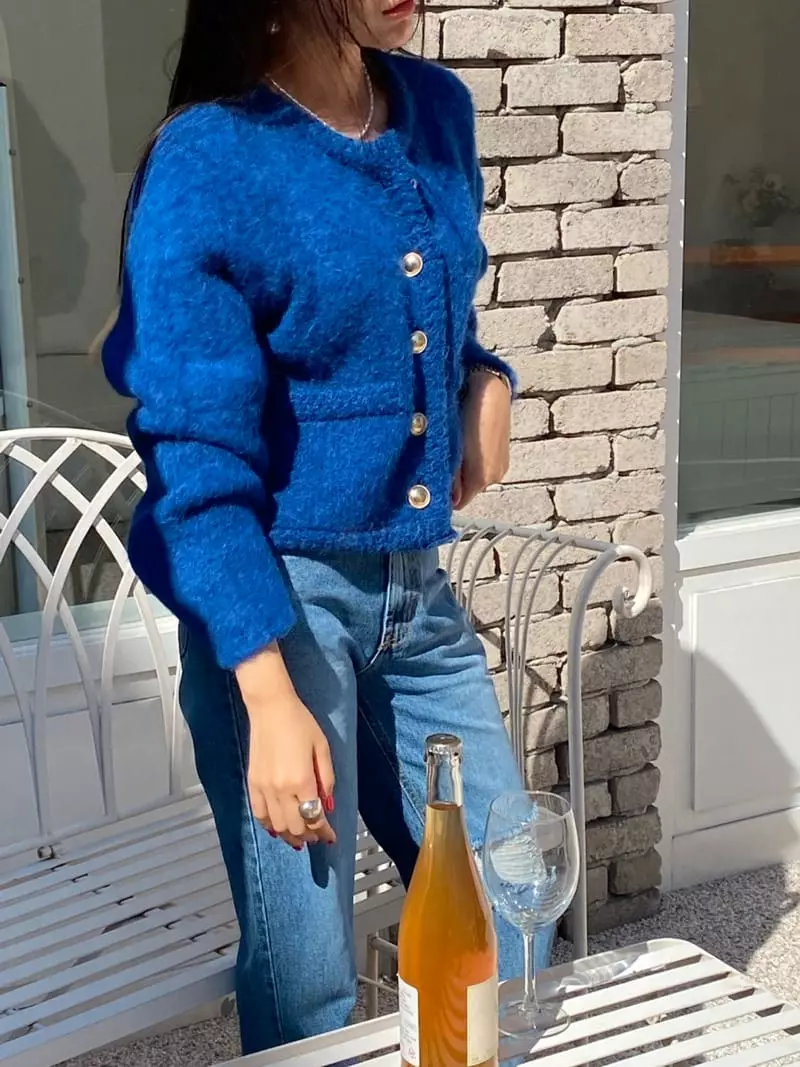 Made - Korean Women Fashion - #momslook - Blur Cardigan - 4