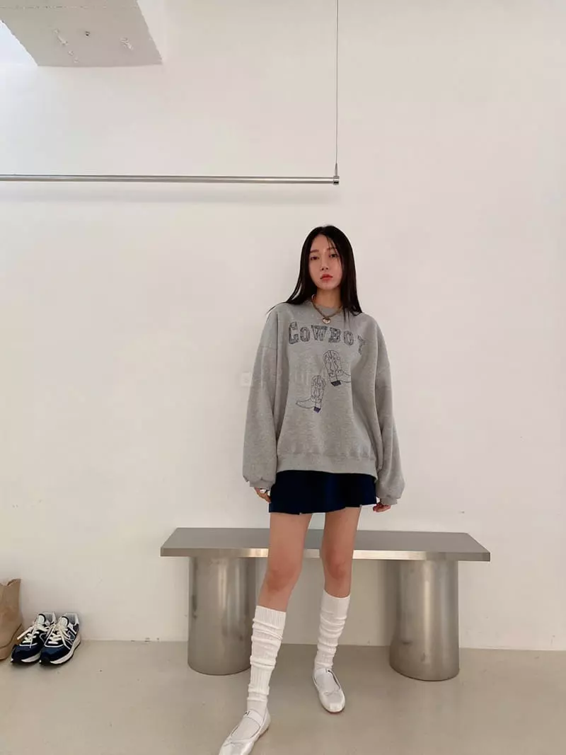 Made - Korean Women Fashion - #womensfashion - Boy Sweatshirt - 12