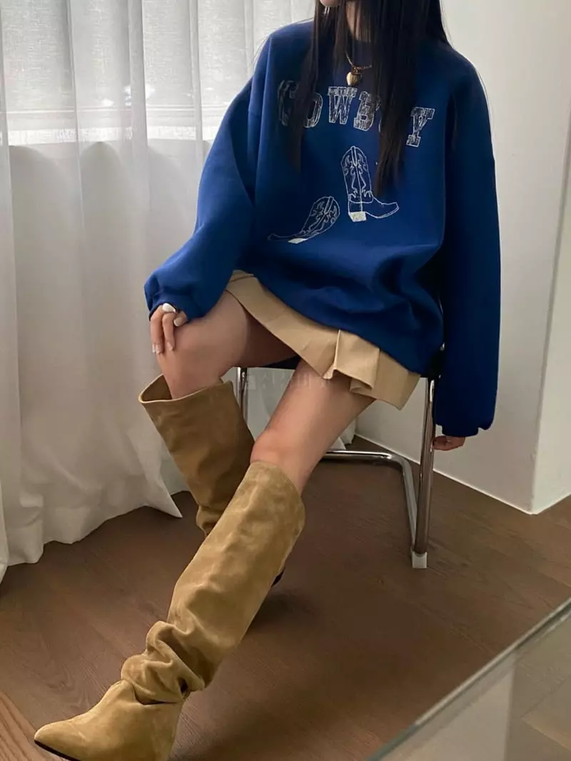 Made - Korean Women Fashion - #womensfashion - Boy Sweatshirt - 2
