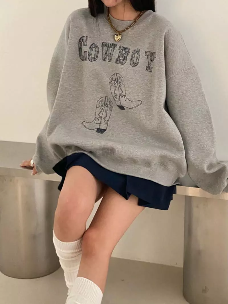 Made - Korean Women Fashion - #womensfashion - Boy Sweatshirt - 6