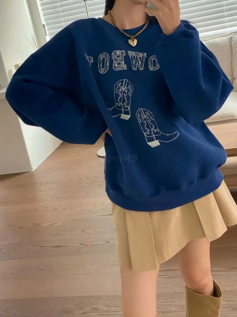 Made - Korean Women Fashion - #womensfashion - Boy Sweatshirt - 8
