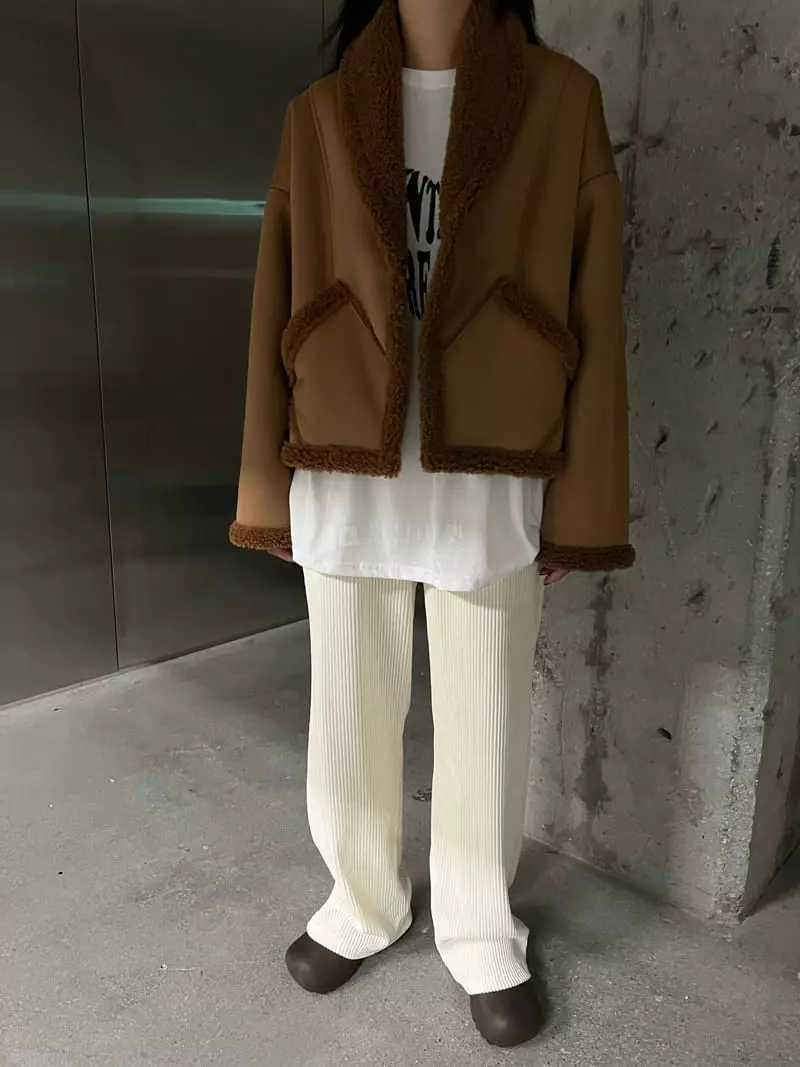 Maint - Korean Women Fashion - #momslook - Eden Crop Musthang Jacket - 2