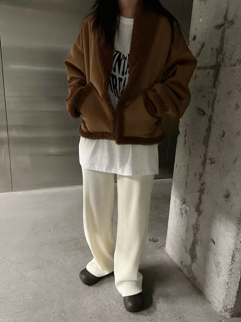 Maint - Korean Women Fashion - #womensfashion - Eden Crop Musthang Jacket - 4