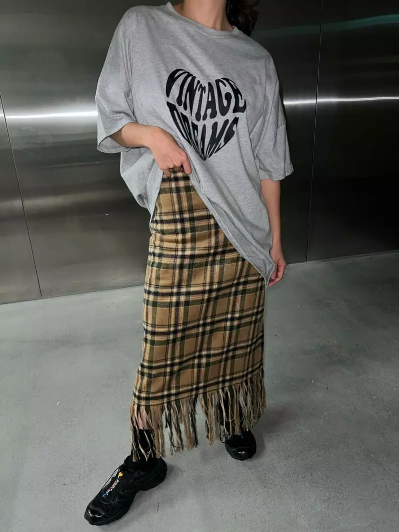 Maint - Korean Women Fashion - #momslook - Quilting Check Skirt - 7