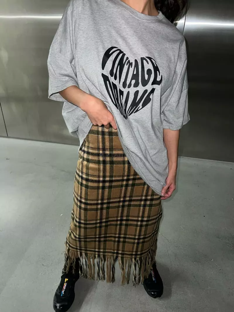 Maint - Korean Women Fashion - #momslook - Quilting Check Skirt - 9
