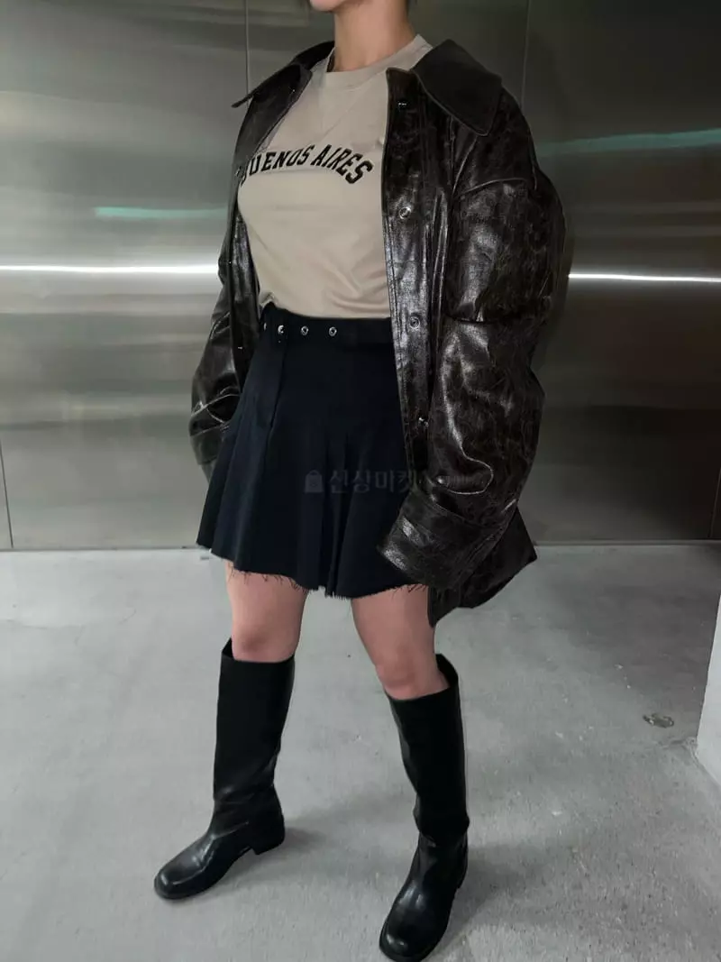 Maint - Korean Women Fashion - #momslook - Fall Mini Skirt - 12