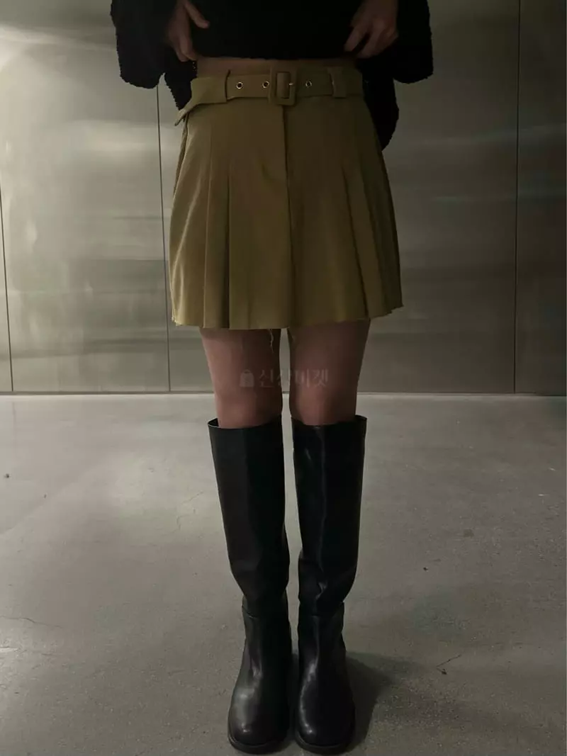 Maint - Korean Women Fashion - #momslook - Fall Mini Skirt - 3