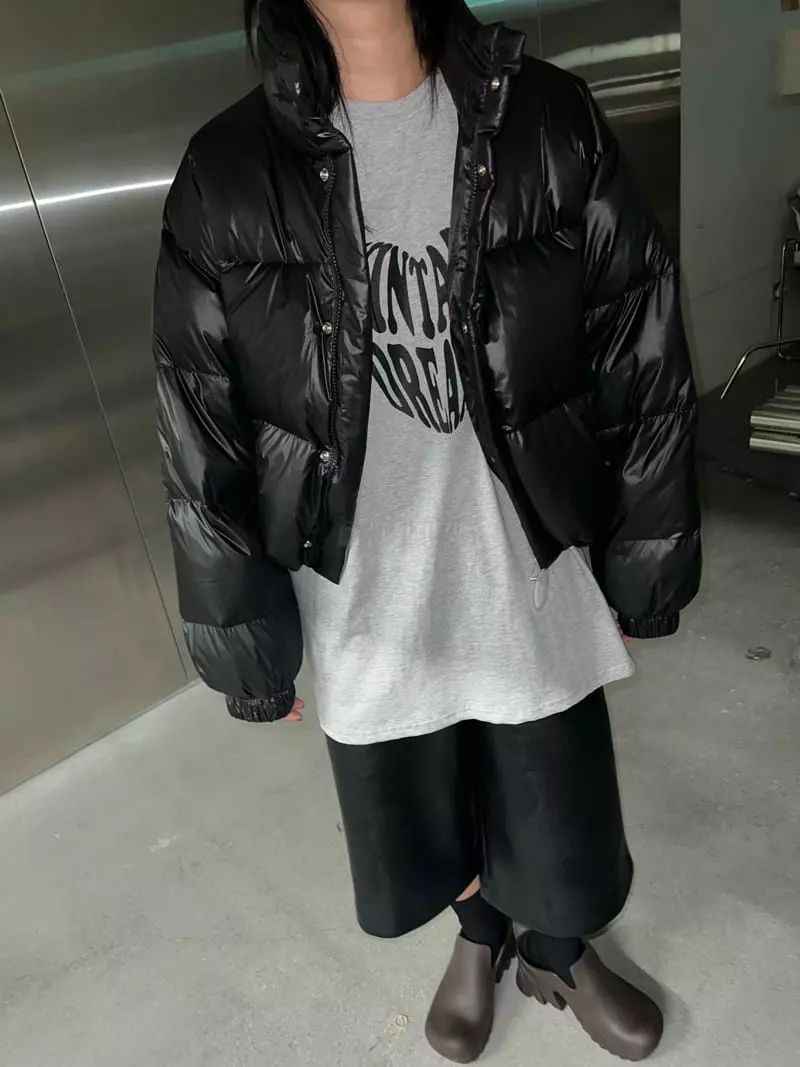Maint - Korean Women Fashion - #momslook - 2 Way Crop Pdding Jacket - 11